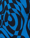  Unregelmäßige Optik Blau