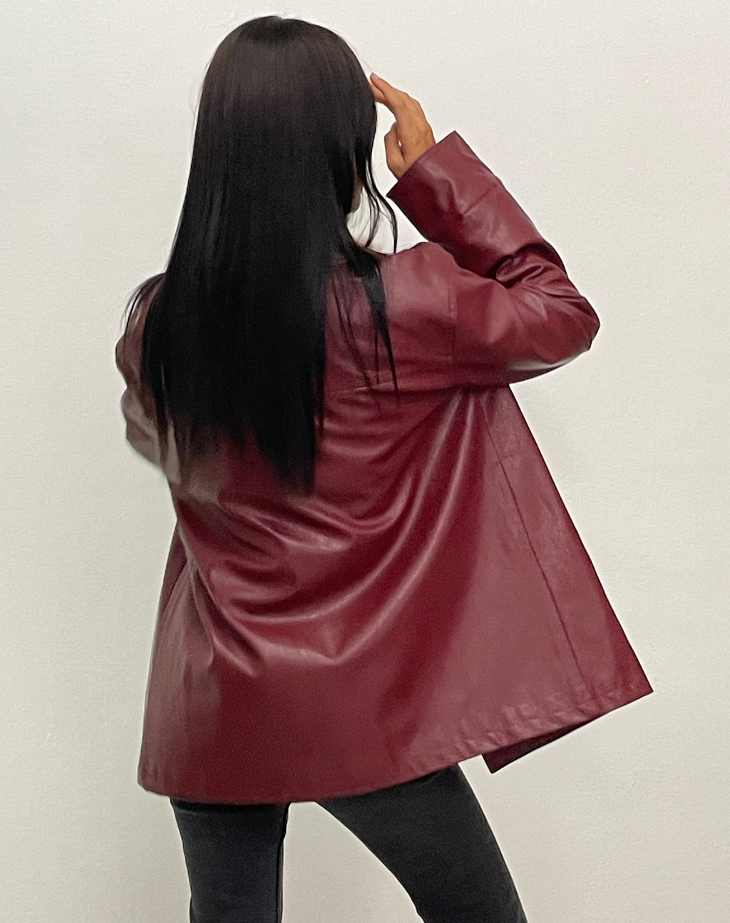 Walta Jacke in PU Redwood