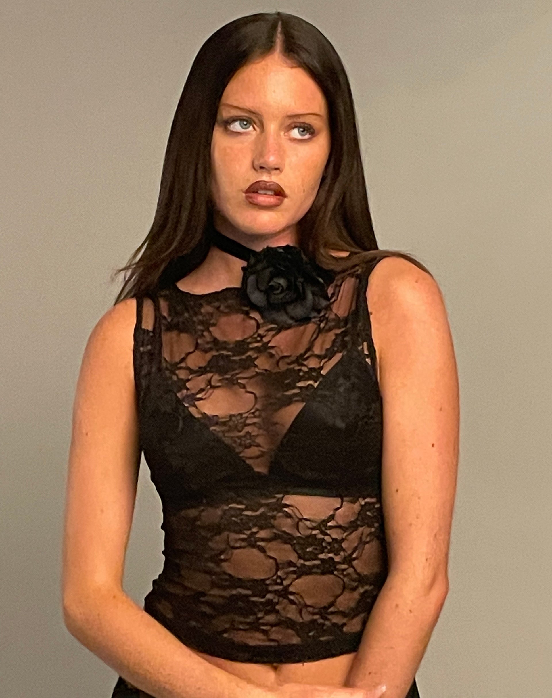 Bild von Maloe Lace Top in Schwarz