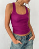 Bild von Roxe Ribbed Vest Top in Berry