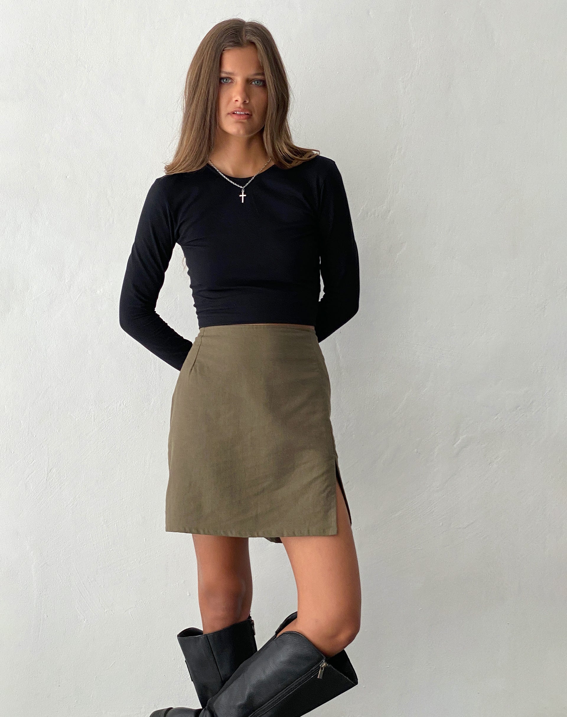 Bild von Sheny Minirock in Khaki