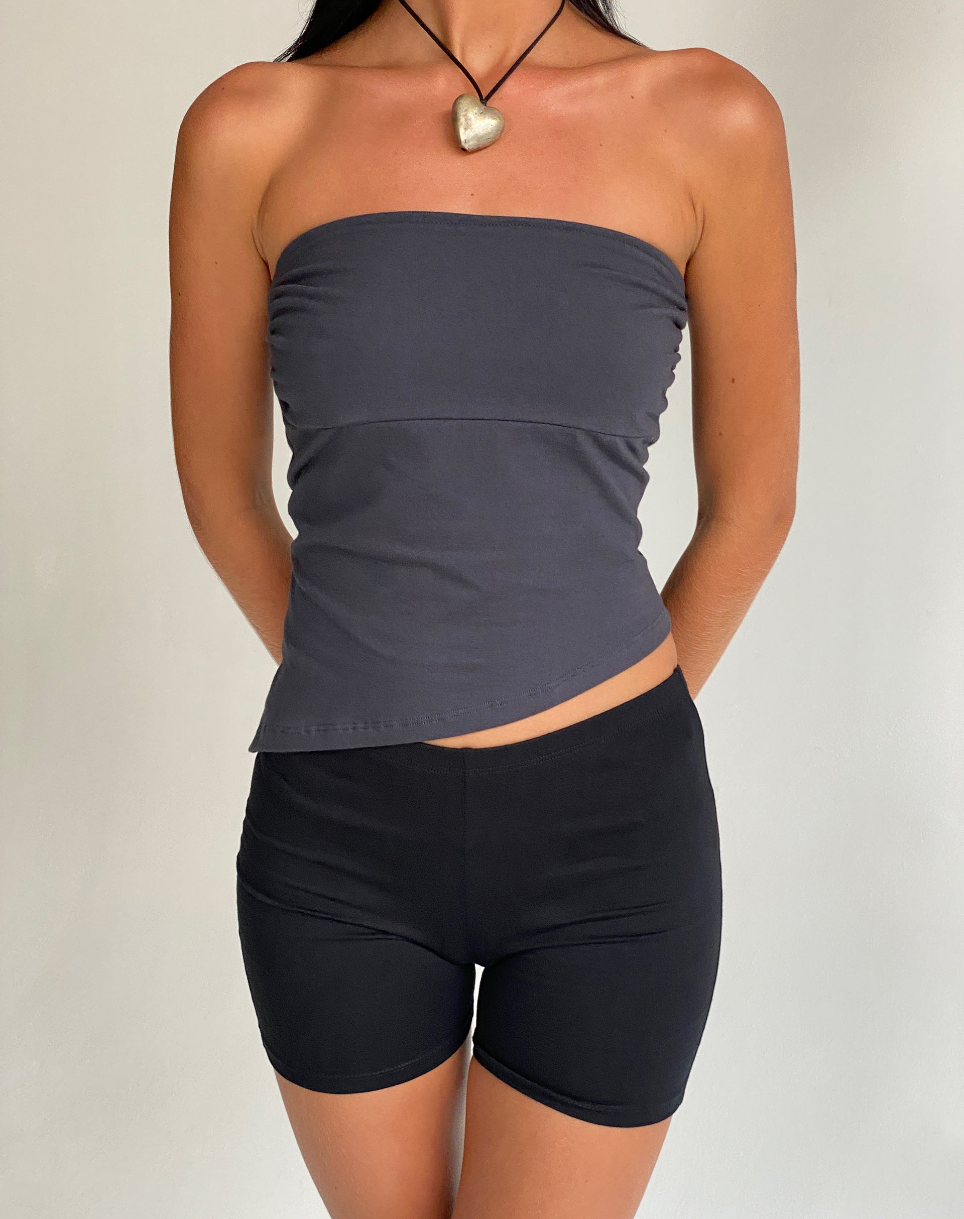 Bild von Minase Asymmetrisches Bandeau-Top in Ocean Storm