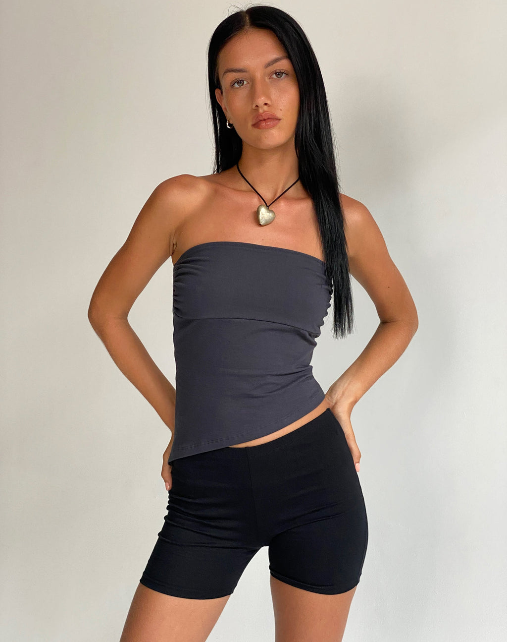 Minase Asymmetrisches Bandeau-Top in Ocean Storm