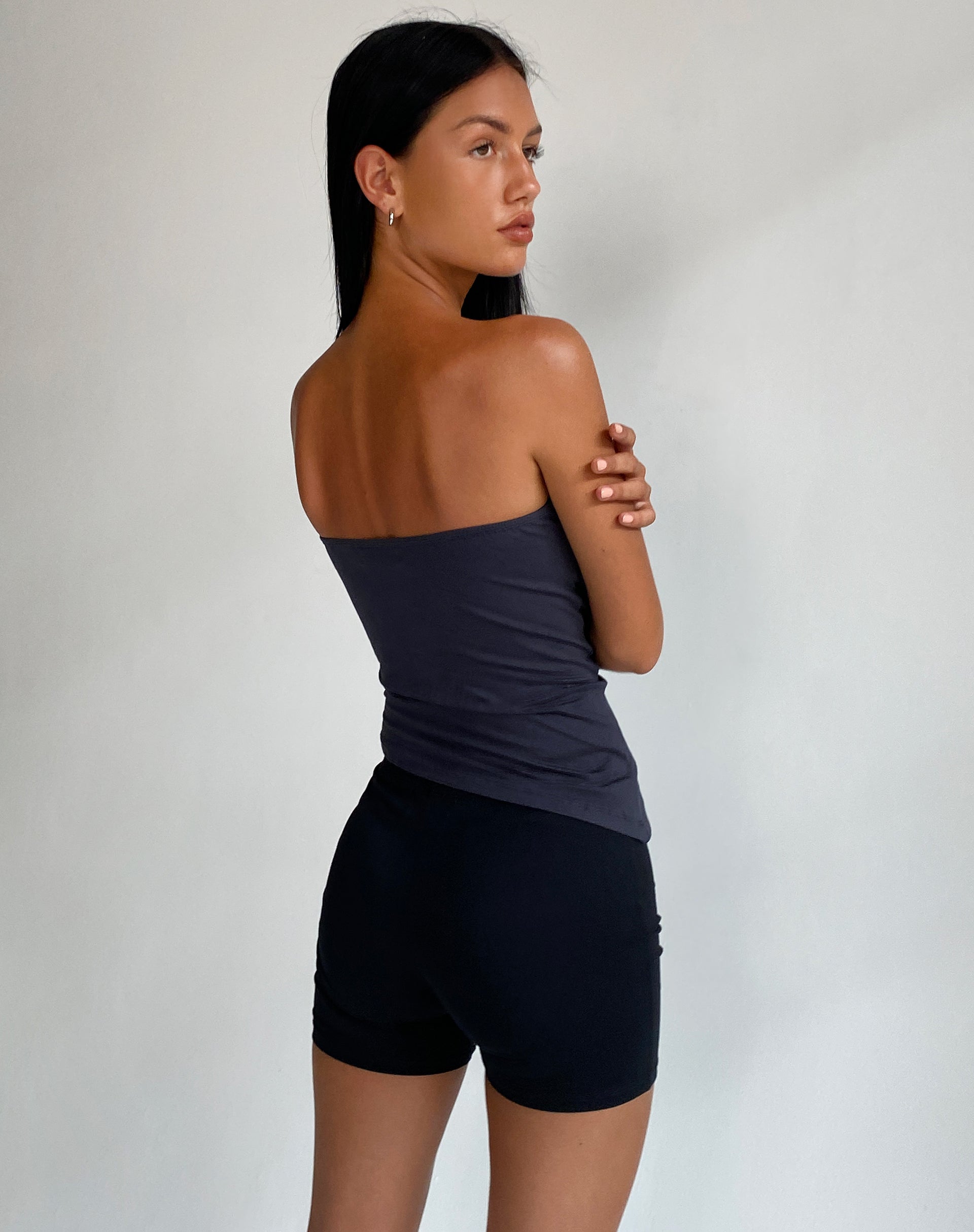 Bild von Minase Asymmetrisches Bandeau-Top in Ocean Storm