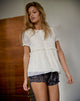Image of Immy Bluse aus Spitze Elfenbein