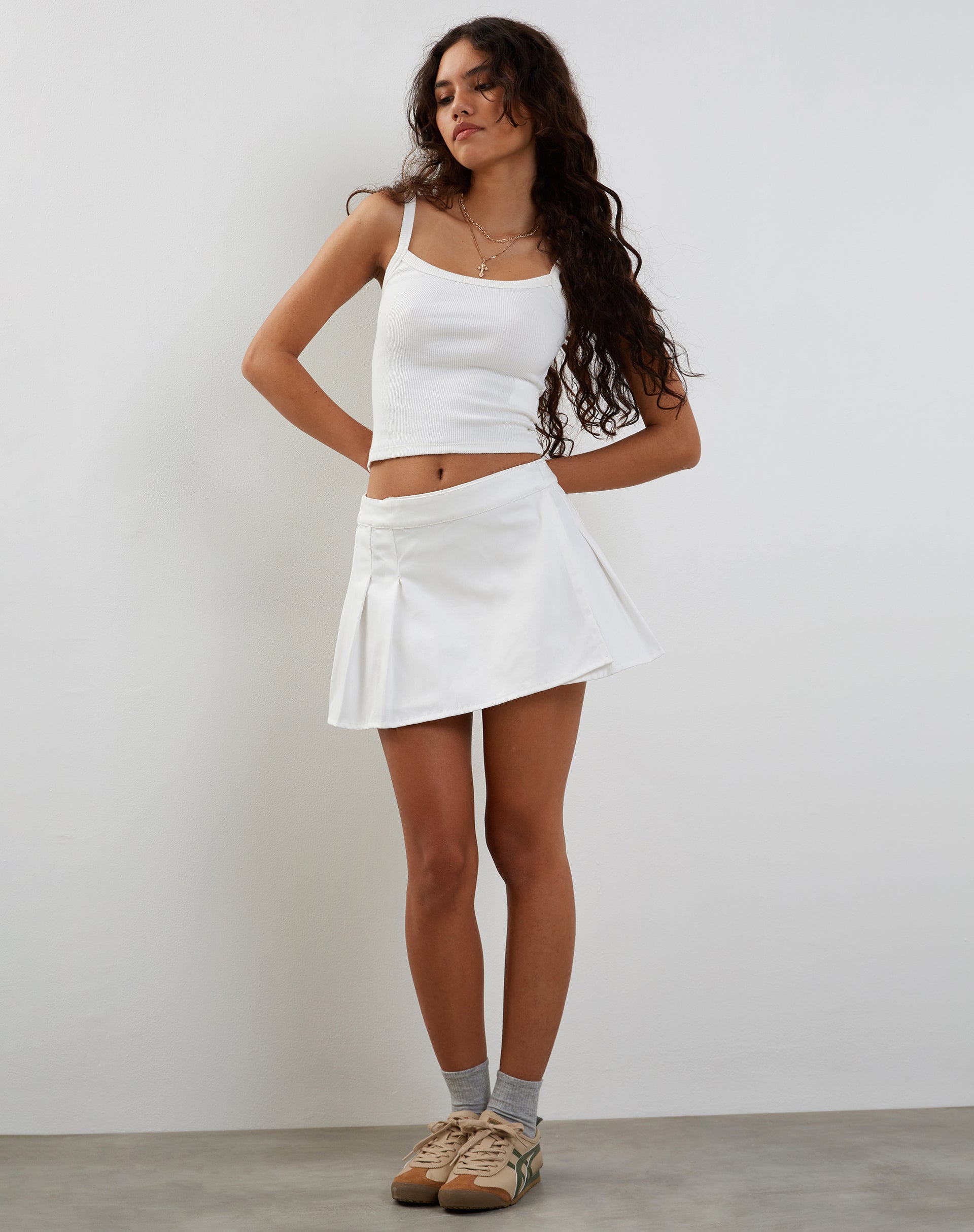 Bild von Inica Plissee-Minirock in Off White