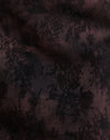 Jacquard dunkelviolett geblümt