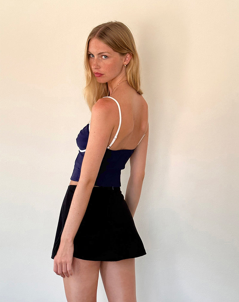 Bild von Insa Tailored Cami Top in Navy