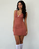 Image von Itzy Lace Mini Dress in Withered Rose