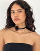 Bild von Jada Black Rose Choker Halskette von Gemini Jewels
