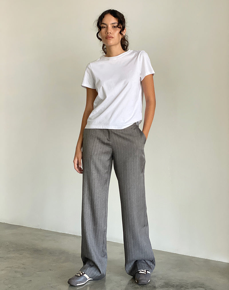 Bild von Jaliba Smart Trouser in Grau Nadelstreifen Tailoring