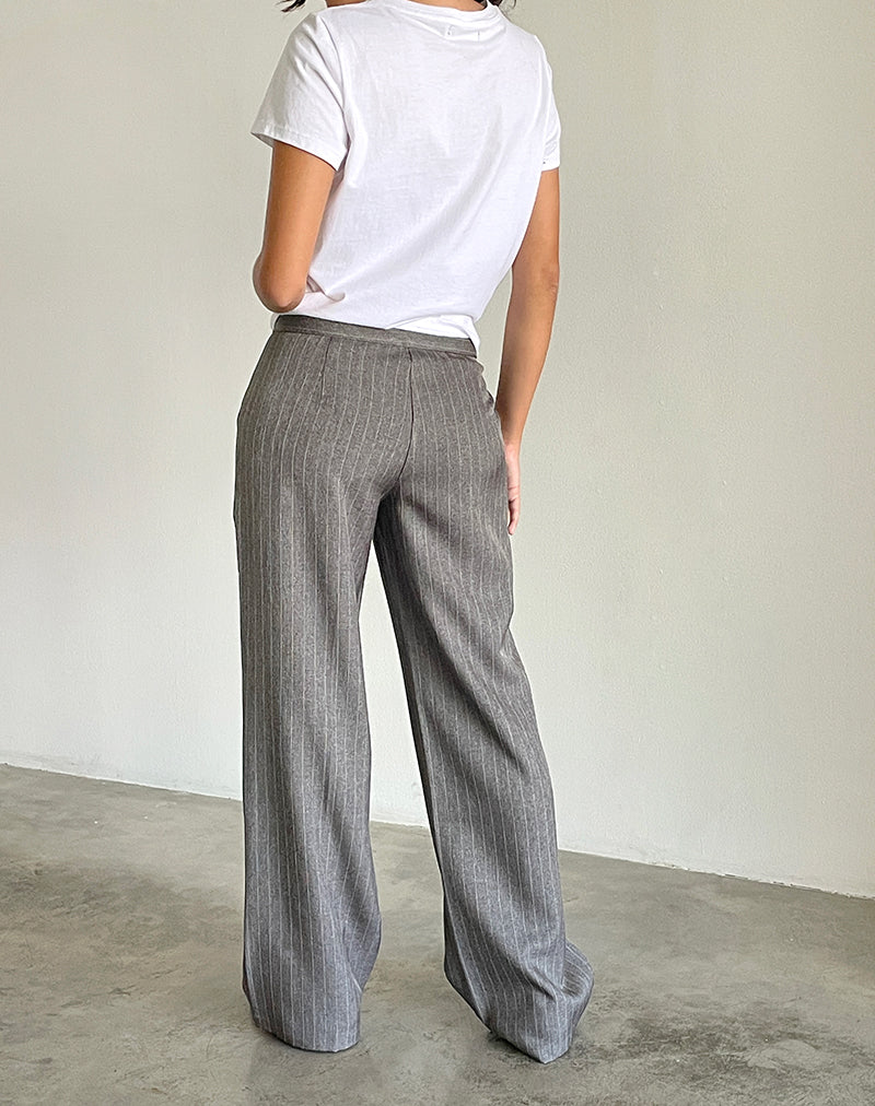 Bild von Jaliba Smart Trouser in Grau Nadelstreifen Tailoring