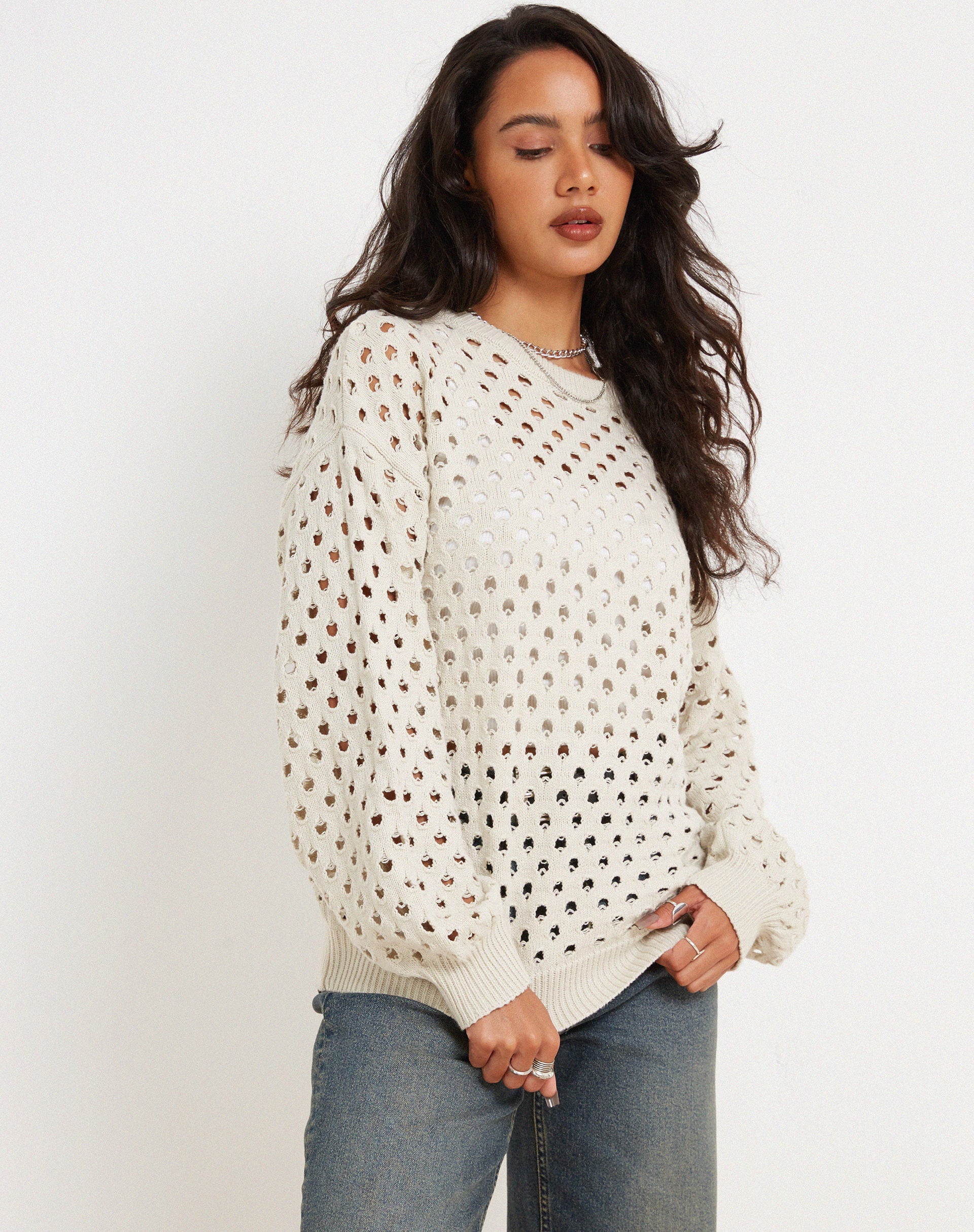 Abbildung des Jamin Pullovers in Beige