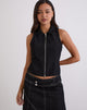 Bild von Janae Vest in Denim Black Wash