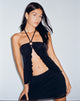 Bild von Janar Neckholder Butterfly Top in Schwarz