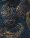 Tonal Paisley Blau