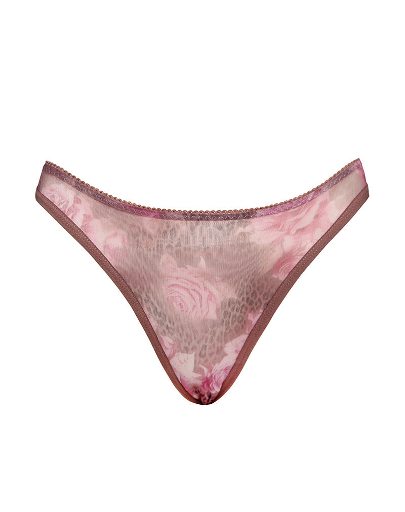Bild von Selia Knickerbocker in Mesh Rose Leopard
