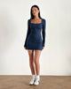 Bild von Janjisu Bodycon Mini Dress in Navy