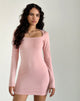 Bild von Janjisu Bodycon Mini Dress in Pink Lady