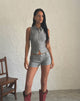 Image of Jarli Hot Pants in Stretch Tailoring Grau