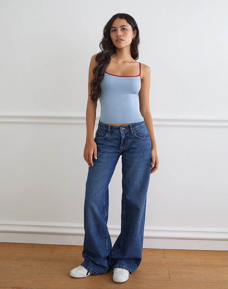 Jasila Weste in Blau