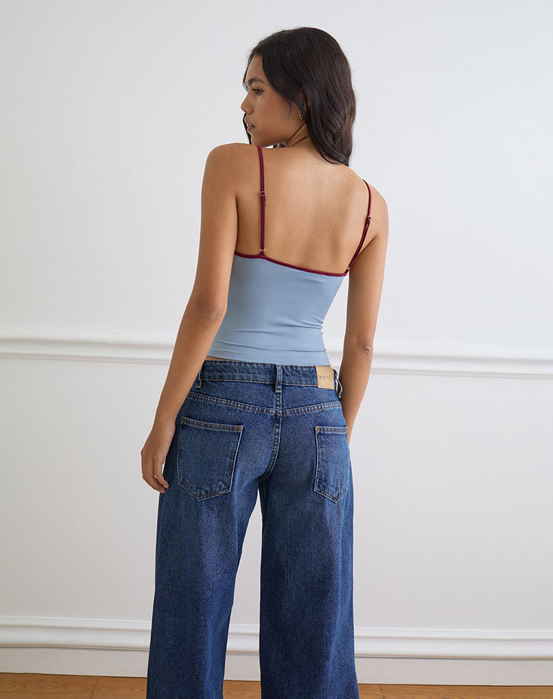 Bild des Jasila-Westentops in Blau