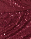 Hauchdünner Pailletten-Rot