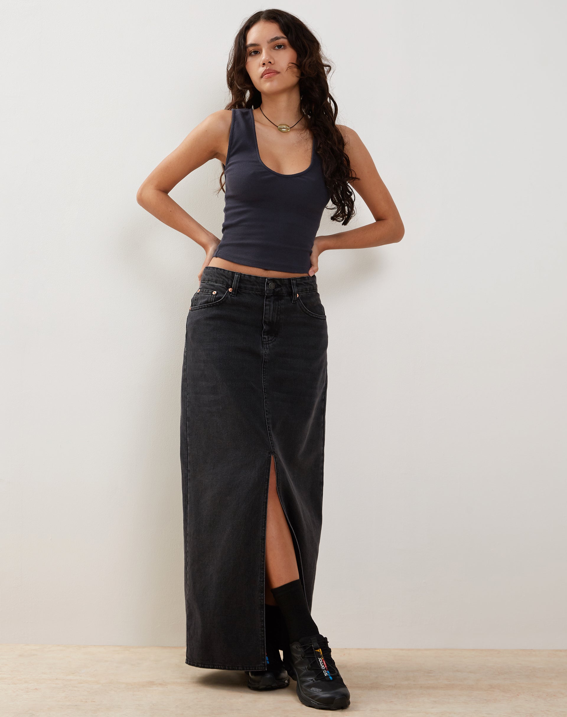 Image of Jastio Vest Top in Ocean Storm Gerippter Jersey