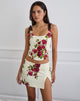 Bild von Jatmi Korsett Top in Bouquet Roses Creme