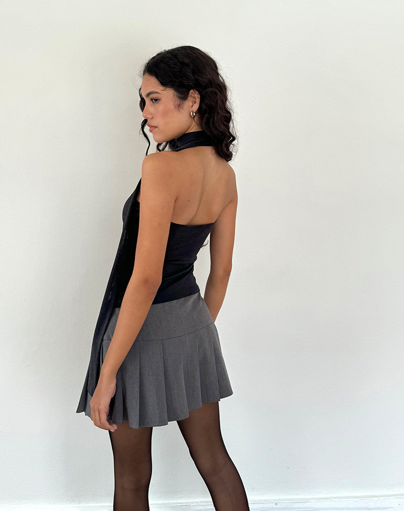 Image of Jeldia Bandeau Top und Scalf Set in Schwarz Schimmer