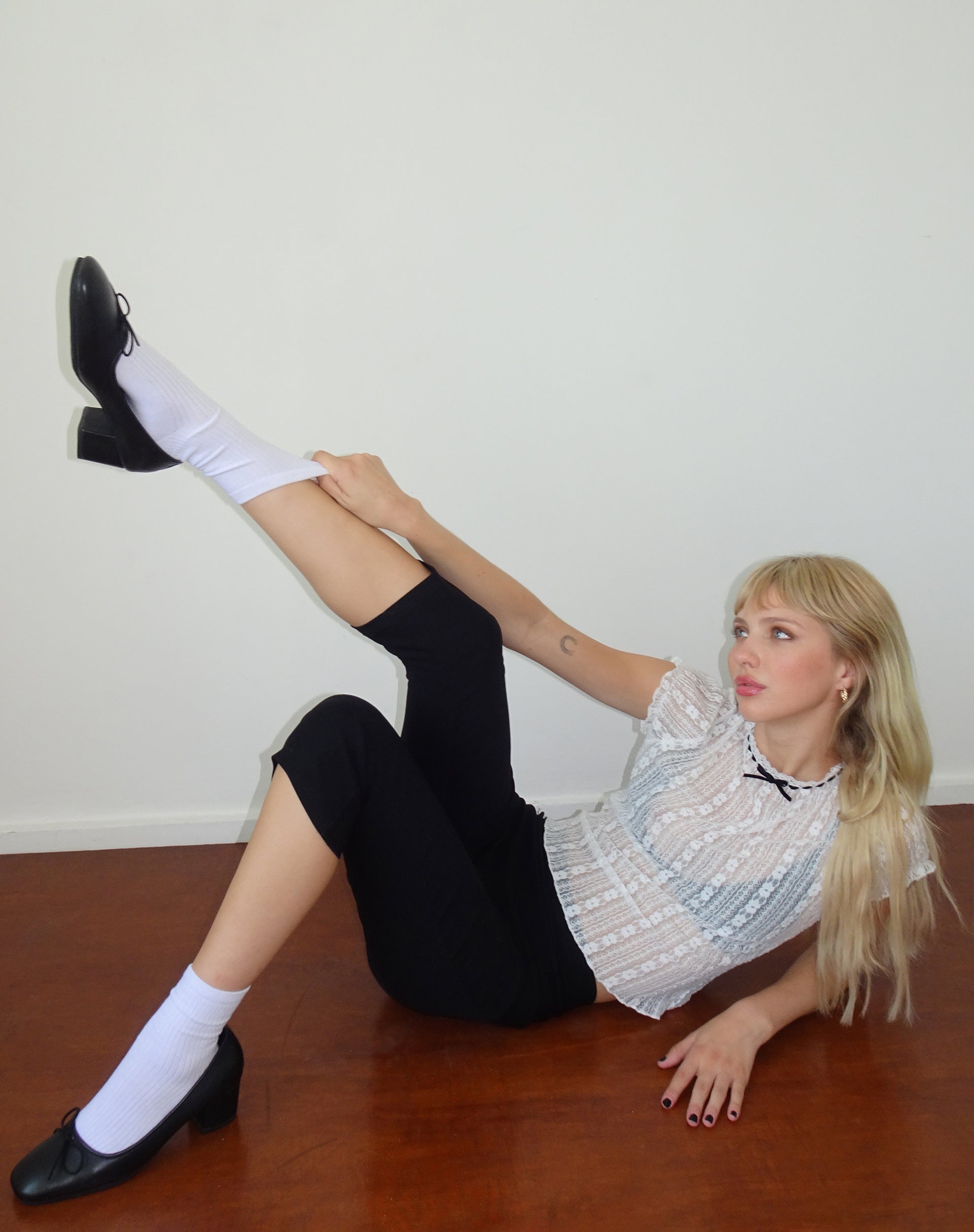 Image of Jennifer Ungefüttertes Top aus Spitze Weiß
