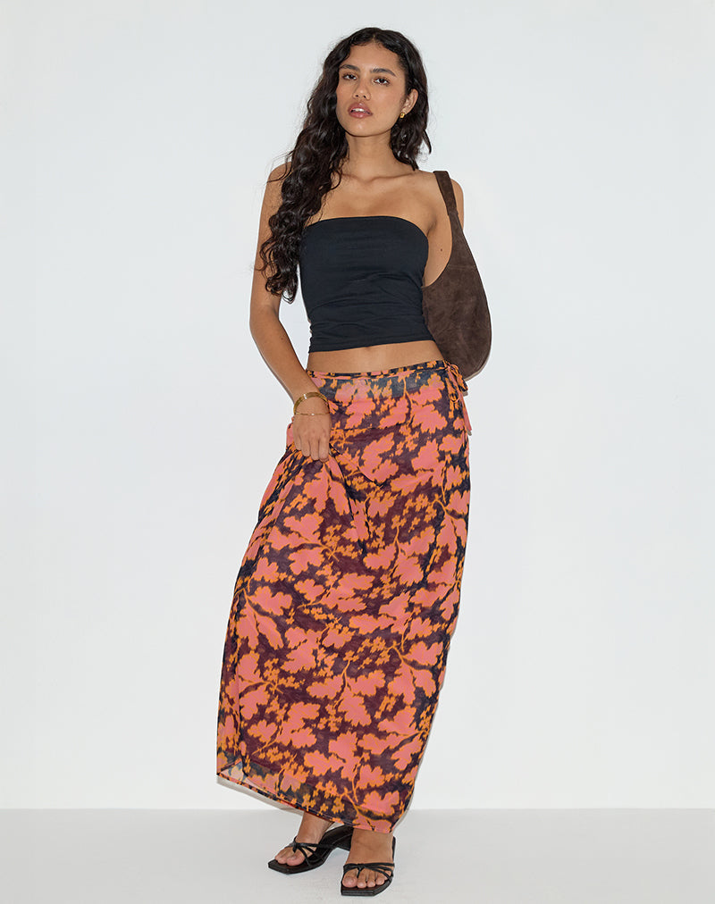 Bild von Jezza Slip Maxirock in Furnishing Floral