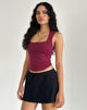 Bild von Jinisa Korsett-Top in Burgundy