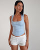 Abbildung von Jinisa Korsett-Top in Nantucket Blau