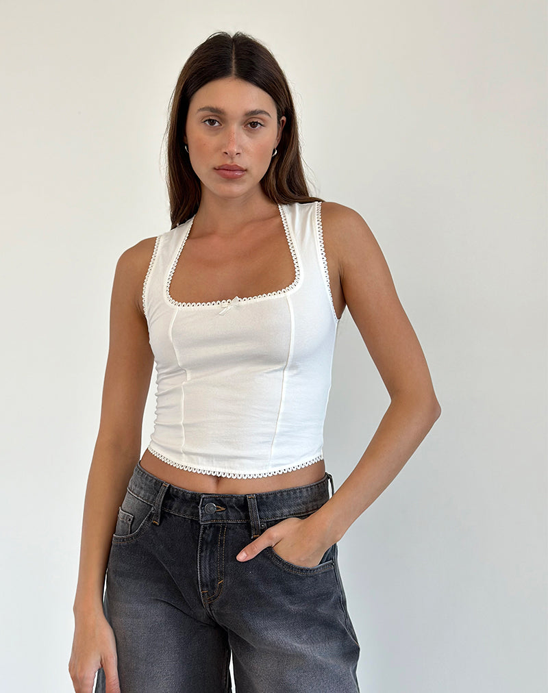 Bild von Jinisa Korsett-Top in Off White