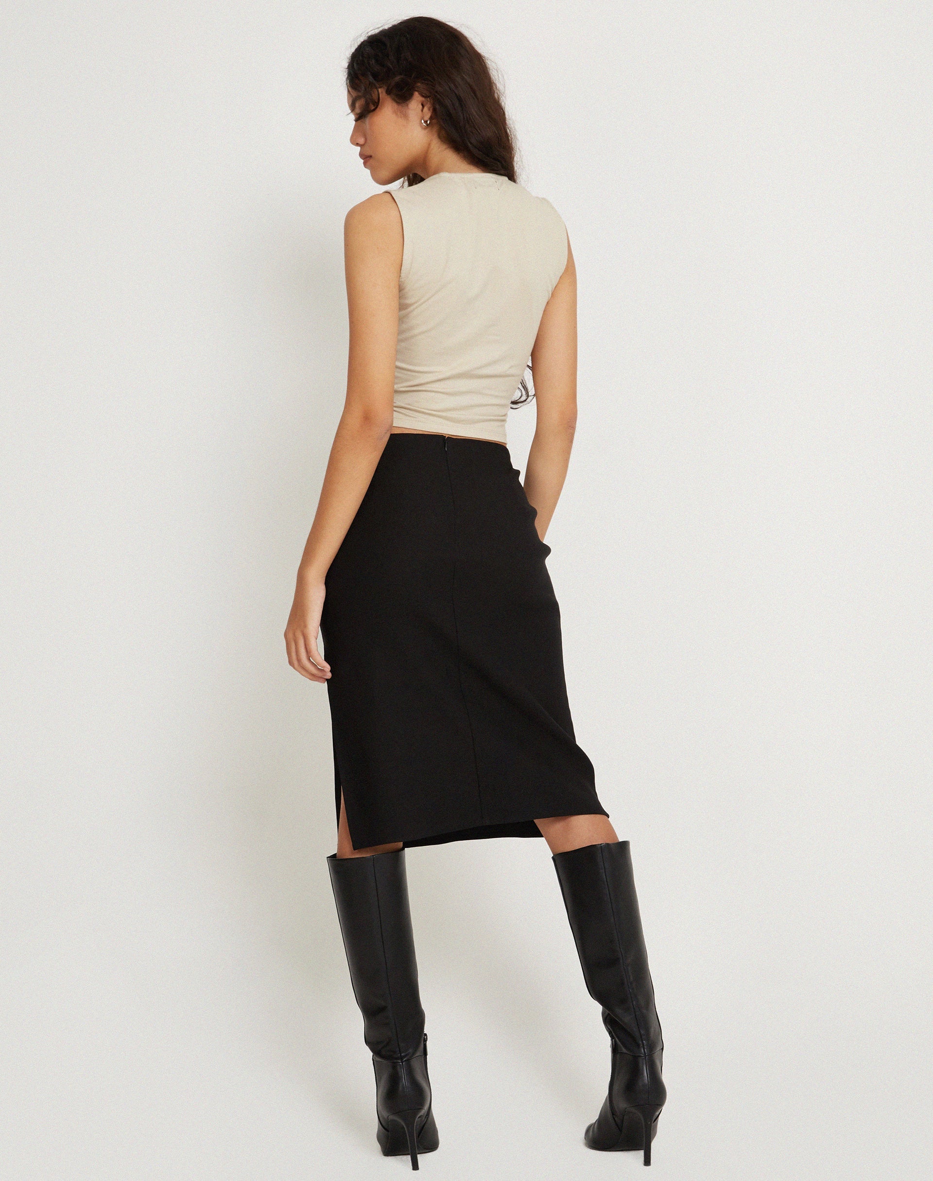 Bild von Jinsu Crop Top in Lycra Coconut Milk