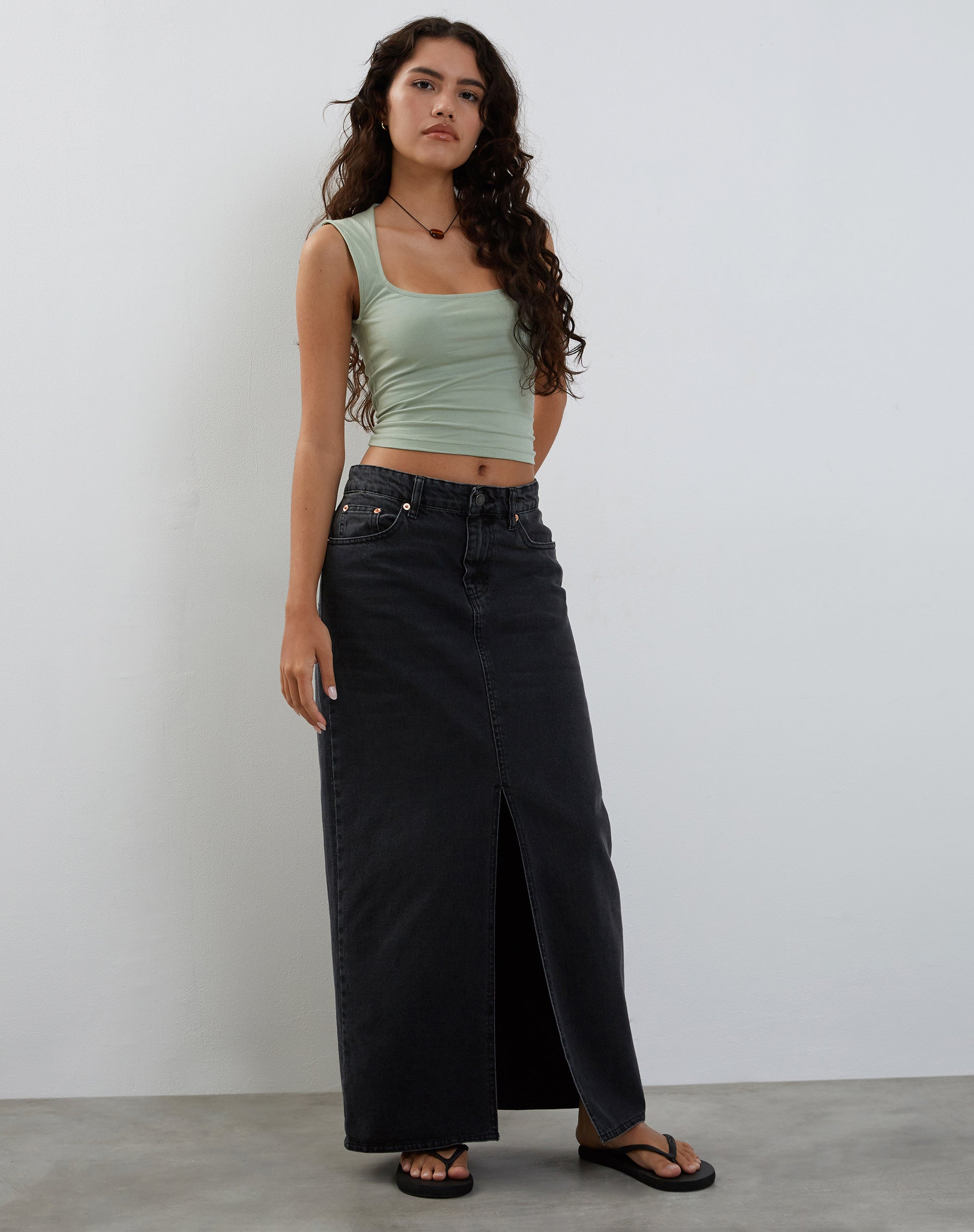 Bild von Jinsu Crop Top in Wüstensalbei