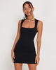 Bild von Jinsuen Bodycon Mini Dress in Schwarz