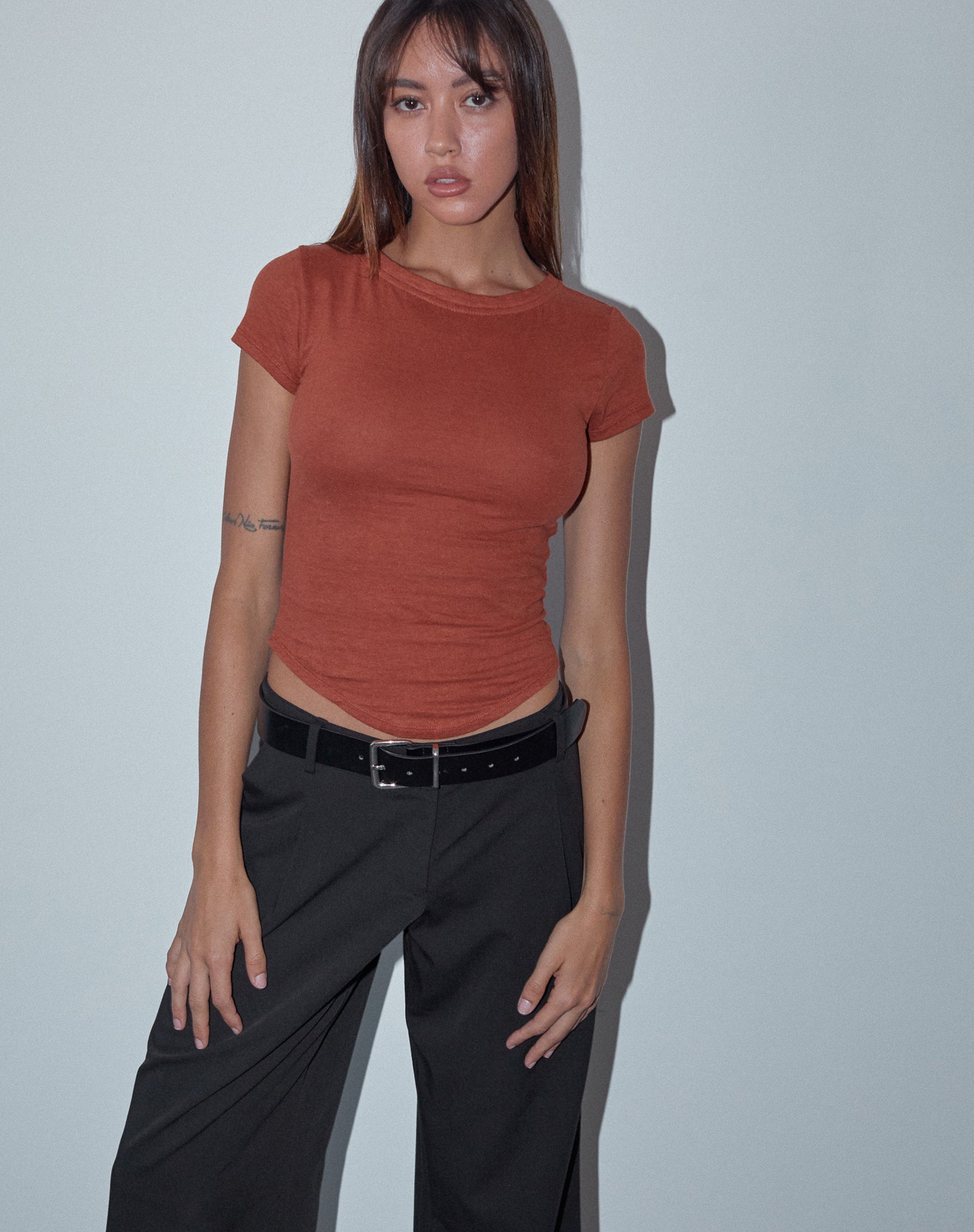 Bild von Jojes Jersey Tee in Spice Orange