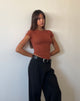 Bild von Jojes Jersey Tee in Spice Orange