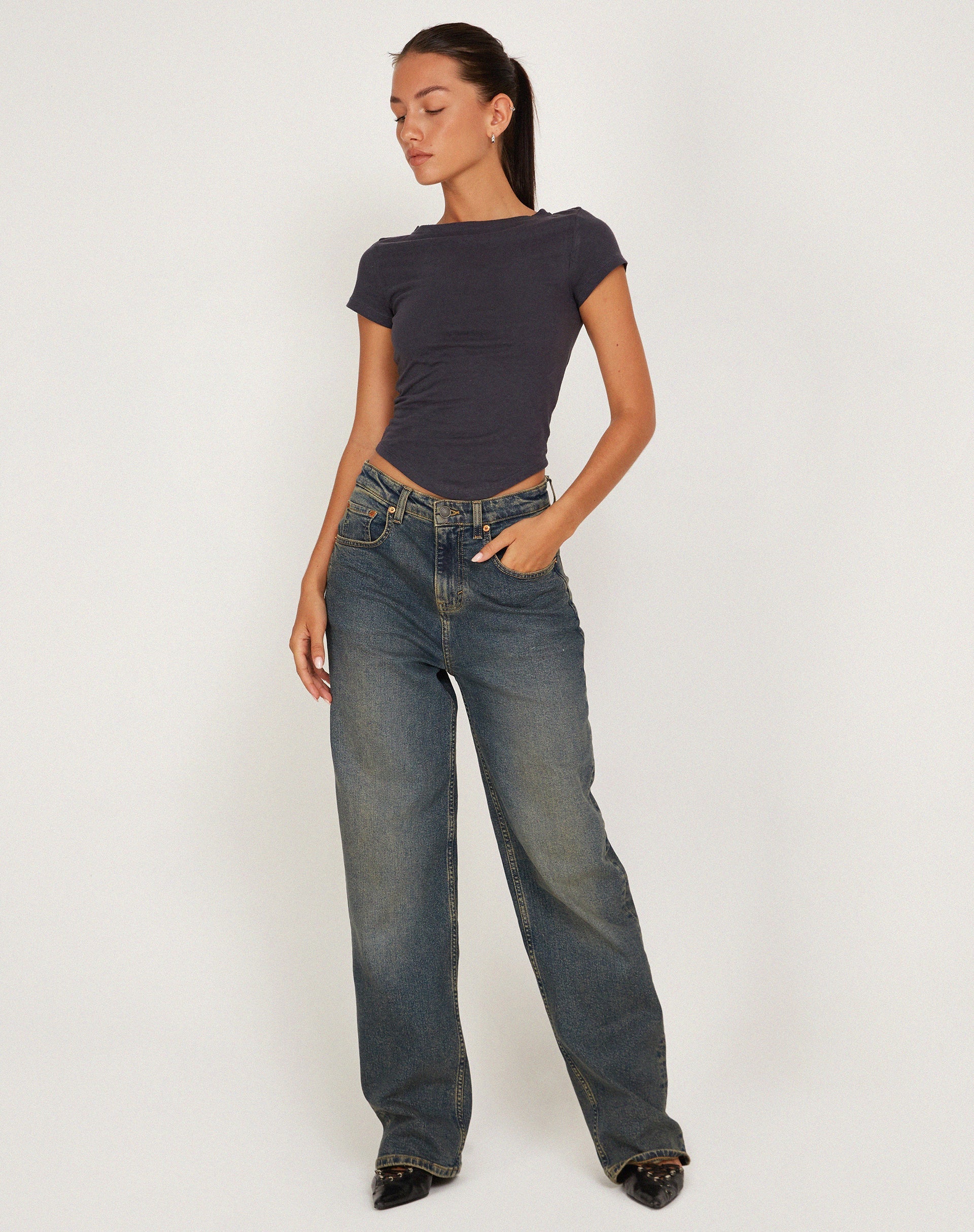 Bild von Jojes Jersey Tee in Ocean Storm