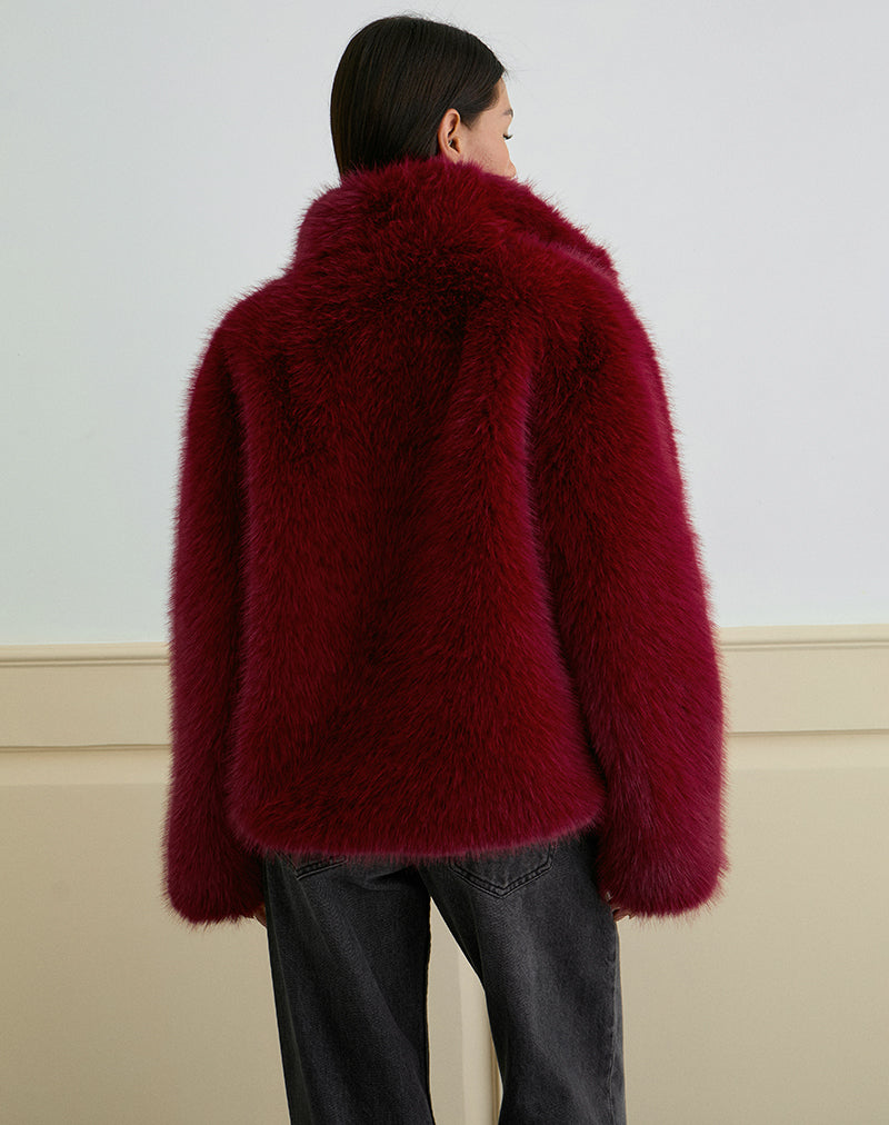 Image von Joji Jacke aus Kunstpelz Cherry