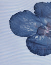 Streifen Floral Baby Blau