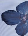 Streifen Floral Baby Blau