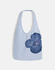 Bild von Jules Top in Stripe Floral Baby Blue