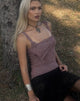 Bild von Juliet Rosette Cami Top in gestricktem Maroon