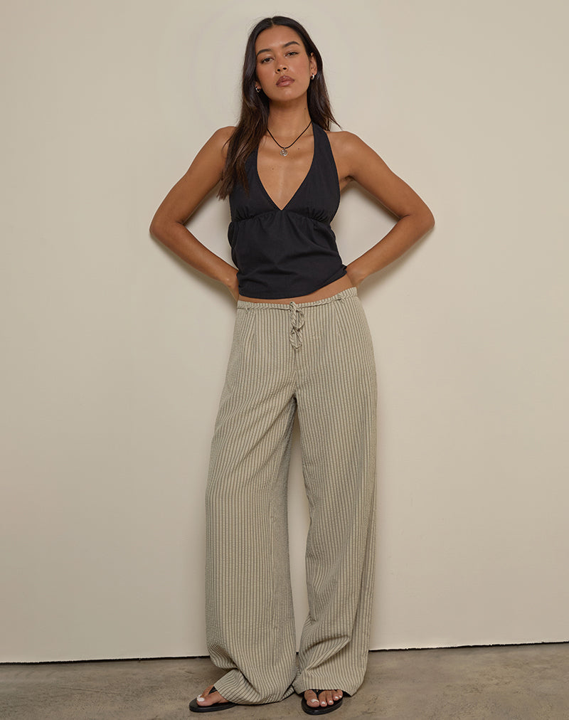 Image der Juria Hose in neutralem Khaki-Streifen
