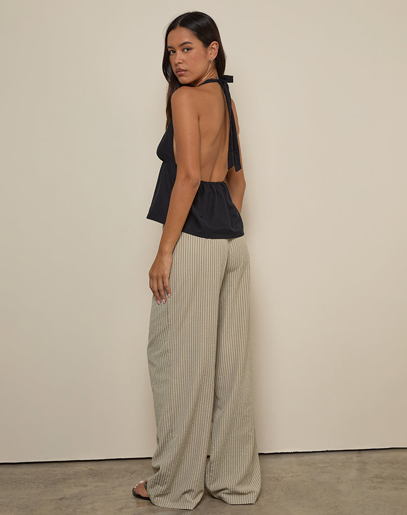 Image der Juria Hose in neutralem Khaki-Streifen