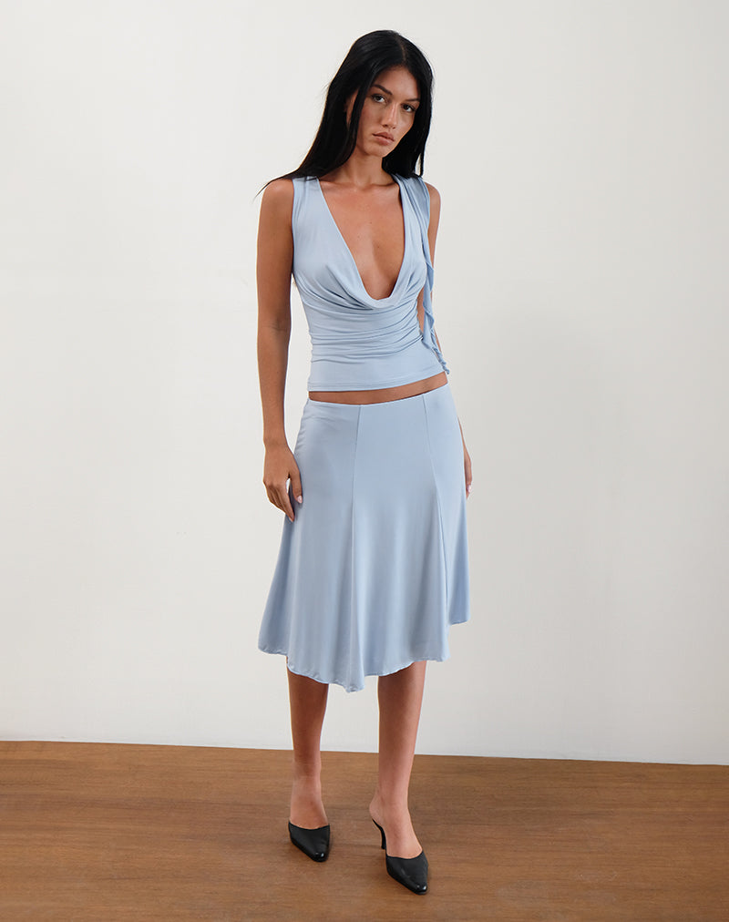 Saylor Ärmelloses Top in Himmelblau (Slinky)