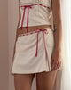 Bild von Idalis Skort in Creme mit rotem Einband